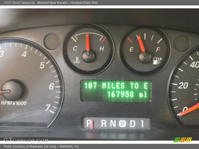 Windveil Blue Metallic / Medium/Dark Flint 2007 Ford Taurus SE