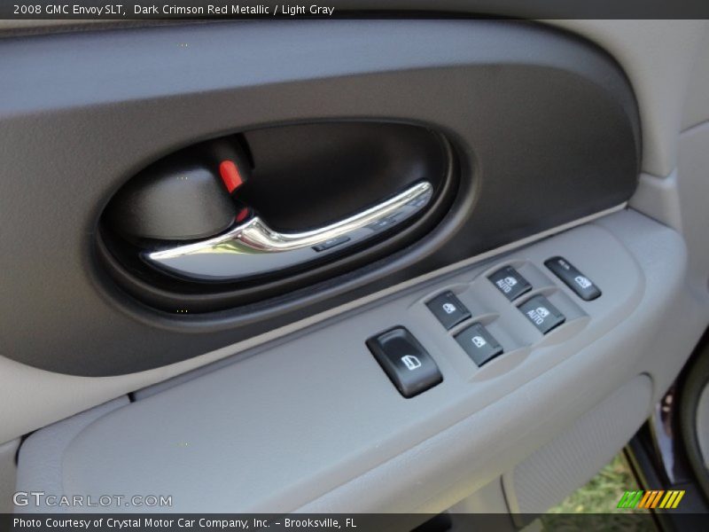 Dark Crimson Red Metallic / Light Gray 2008 GMC Envoy SLT