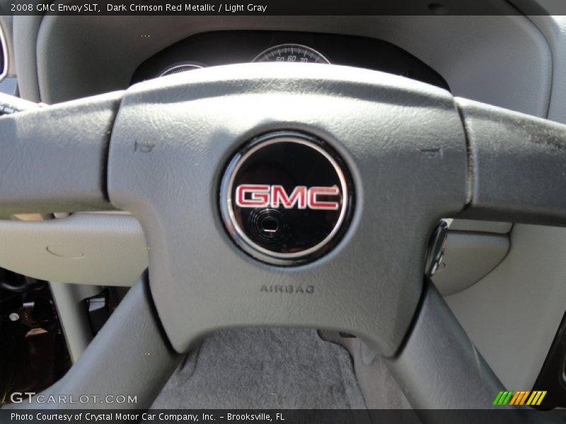 Dark Crimson Red Metallic / Light Gray 2008 GMC Envoy SLT