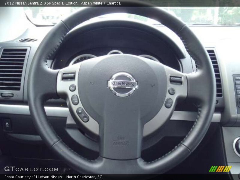 Aspen White / Charcoal 2012 Nissan Sentra 2.0 SR Special Edition