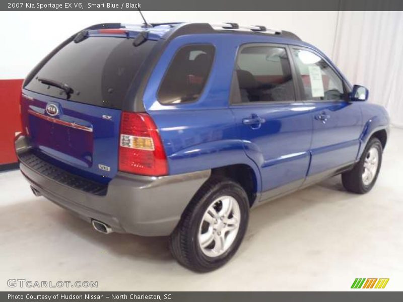 Smart Blue / Black 2007 Kia Sportage EX V6