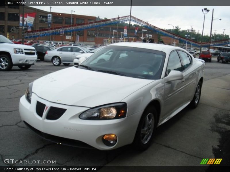 Summit White / Dark Pewter 2004 Pontiac Grand Prix GT Sedan