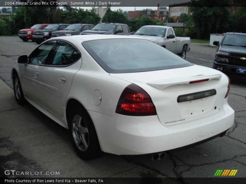 Summit White / Dark Pewter 2004 Pontiac Grand Prix GT Sedan