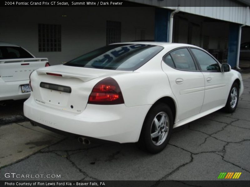 Summit White / Dark Pewter 2004 Pontiac Grand Prix GT Sedan