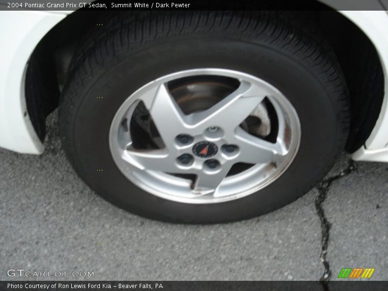 Summit White / Dark Pewter 2004 Pontiac Grand Prix GT Sedan