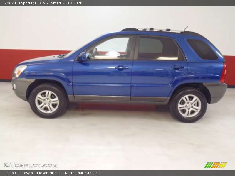 Smart Blue / Black 2007 Kia Sportage EX V6
