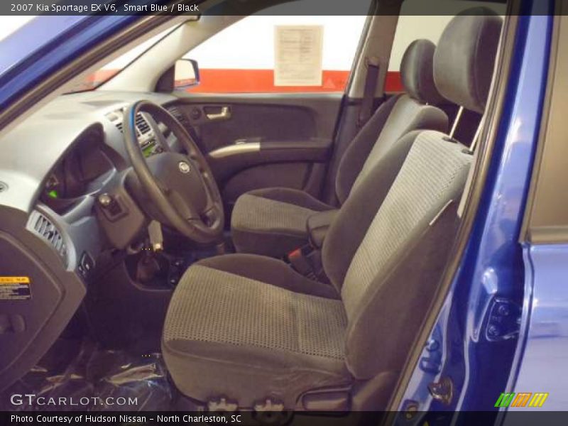 Smart Blue / Black 2007 Kia Sportage EX V6