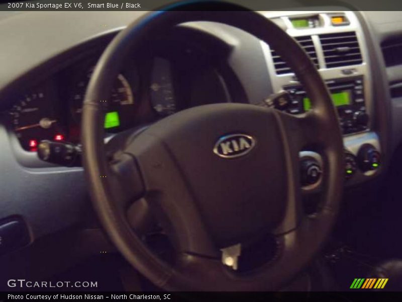 Smart Blue / Black 2007 Kia Sportage EX V6