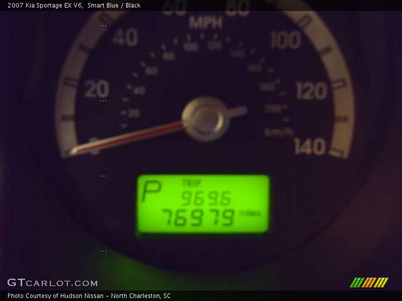 Smart Blue / Black 2007 Kia Sportage EX V6