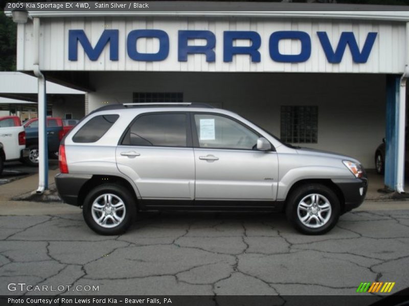 Satin Silver / Black 2005 Kia Sportage EX 4WD