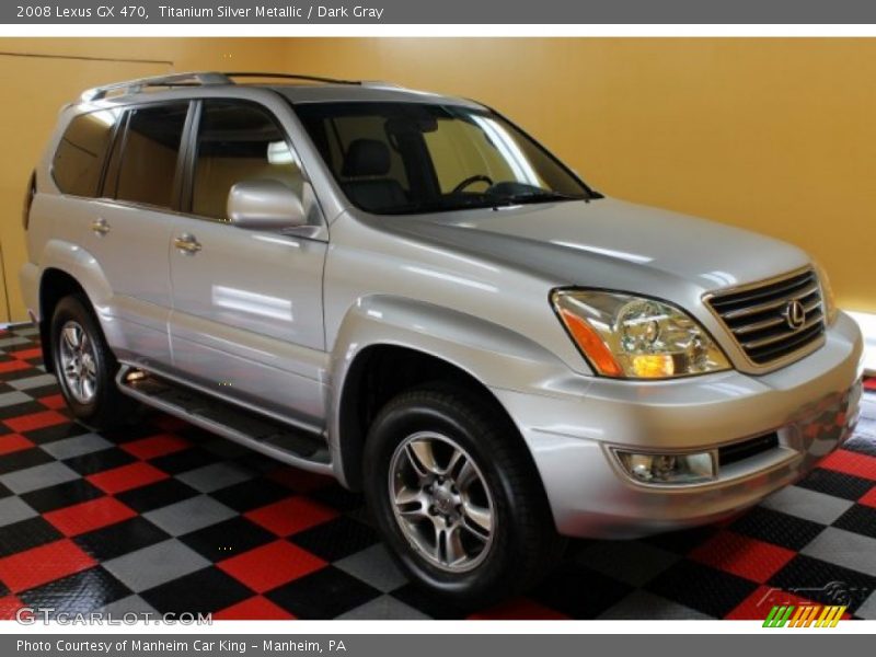 Titanium Silver Metallic / Dark Gray 2008 Lexus GX 470