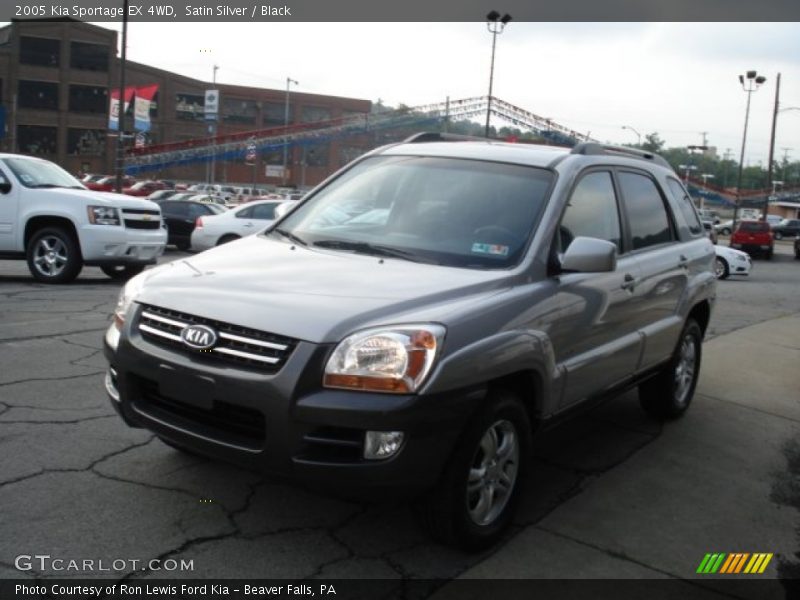 Satin Silver / Black 2005 Kia Sportage EX 4WD