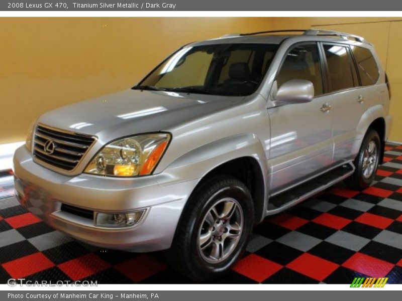 Titanium Silver Metallic / Dark Gray 2008 Lexus GX 470