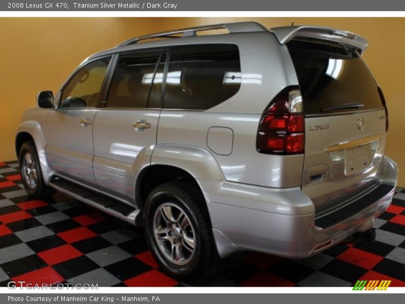 Titanium Silver Metallic / Dark Gray 2008 Lexus GX 470