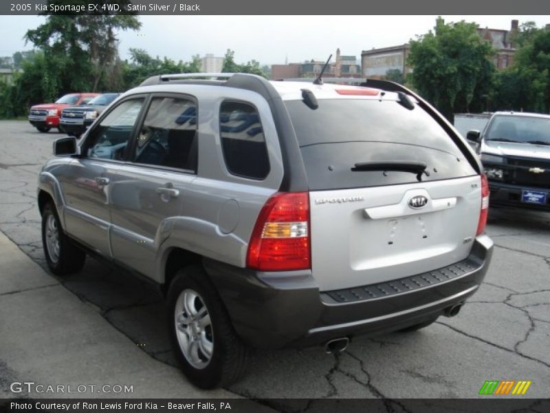 Satin Silver / Black 2005 Kia Sportage EX 4WD