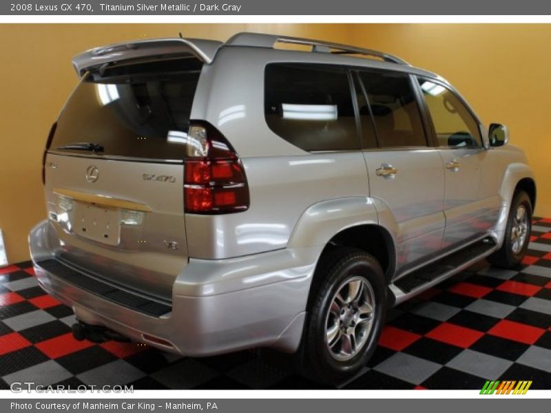 Titanium Silver Metallic / Dark Gray 2008 Lexus GX 470