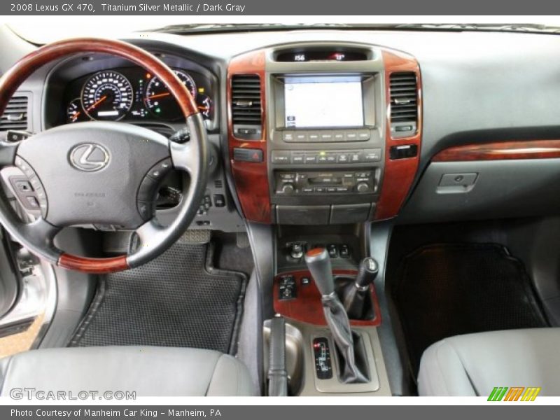 Titanium Silver Metallic / Dark Gray 2008 Lexus GX 470