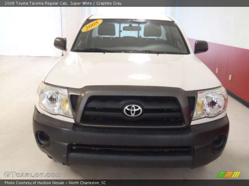 Super White / Graphite Gray 2008 Toyota Tacoma Regular Cab