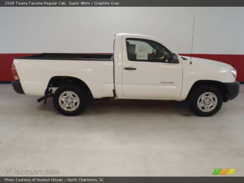 Super White / Graphite Gray 2008 Toyota Tacoma Regular Cab