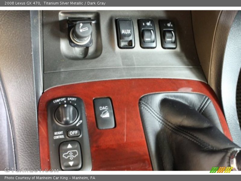 Titanium Silver Metallic / Dark Gray 2008 Lexus GX 470