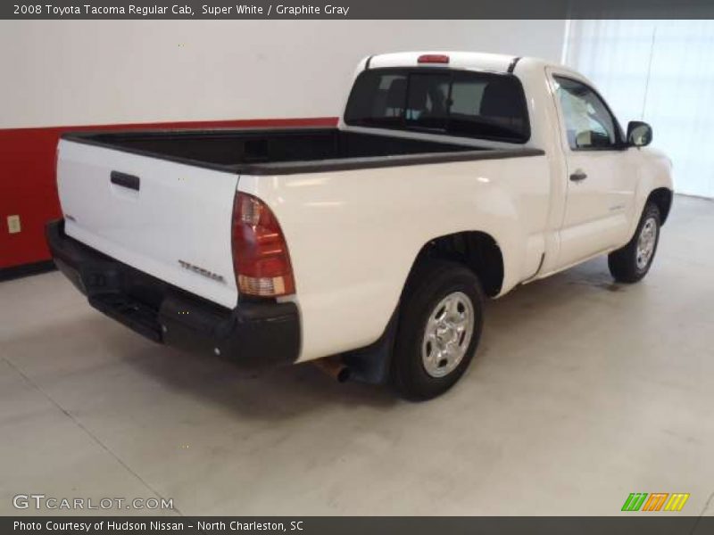 Super White / Graphite Gray 2008 Toyota Tacoma Regular Cab