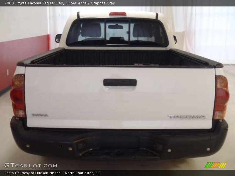 Super White / Graphite Gray 2008 Toyota Tacoma Regular Cab