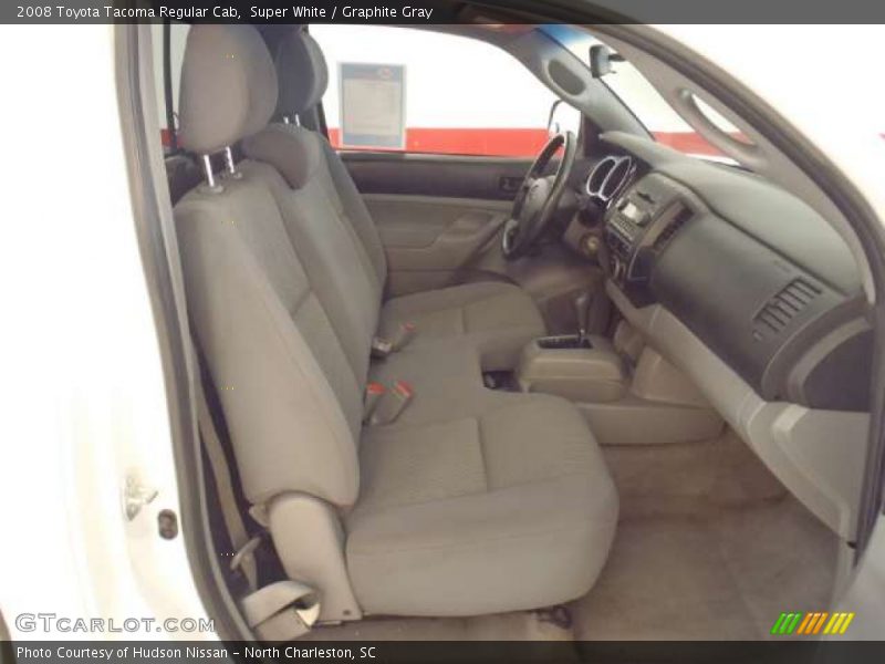 Super White / Graphite Gray 2008 Toyota Tacoma Regular Cab
