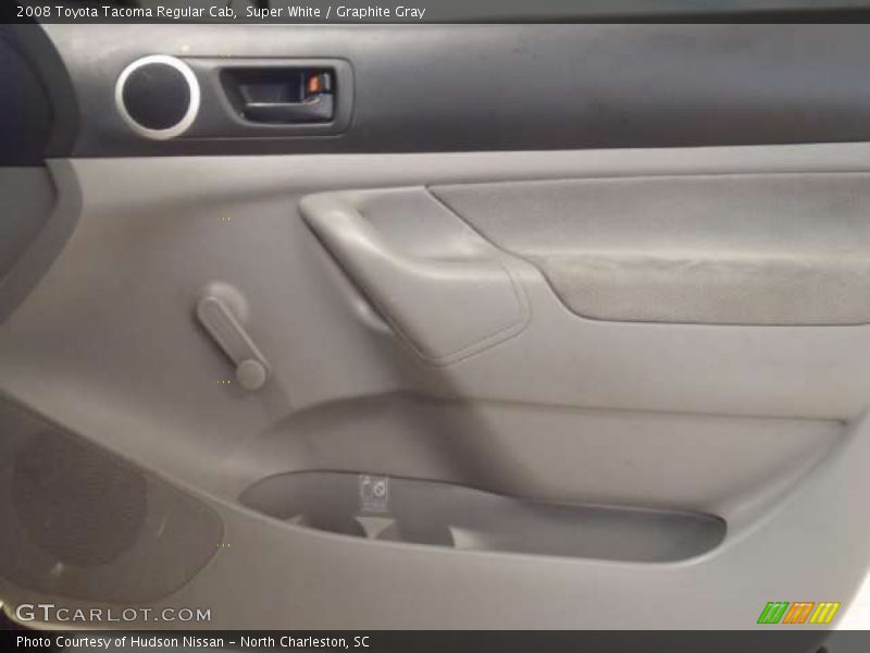 Super White / Graphite Gray 2008 Toyota Tacoma Regular Cab