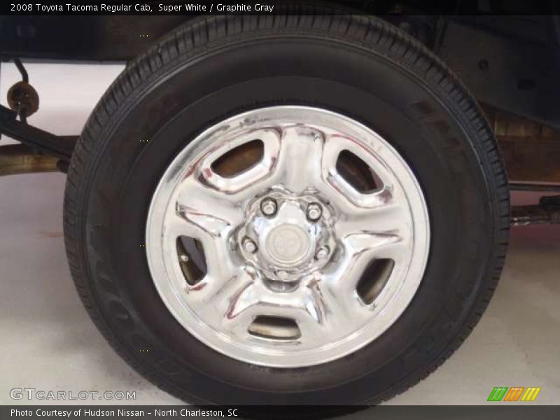 Super White / Graphite Gray 2008 Toyota Tacoma Regular Cab