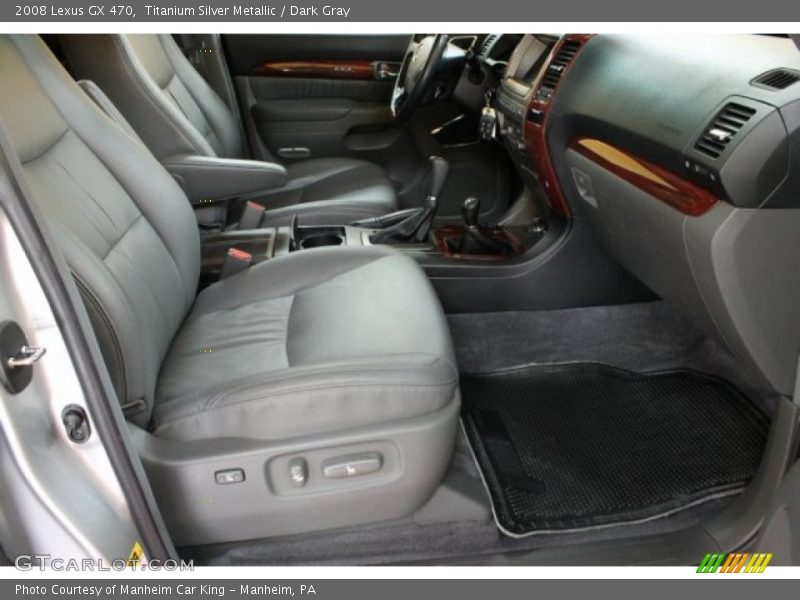Titanium Silver Metallic / Dark Gray 2008 Lexus GX 470