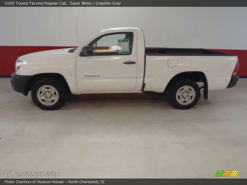 Super White / Graphite Gray 2008 Toyota Tacoma Regular Cab