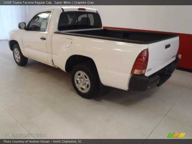 Super White / Graphite Gray 2008 Toyota Tacoma Regular Cab