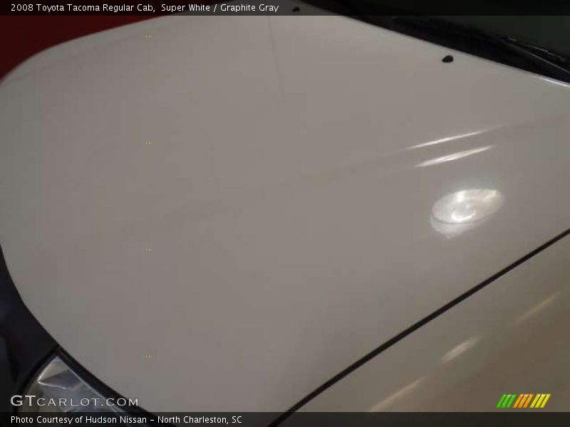 Super White / Graphite Gray 2008 Toyota Tacoma Regular Cab