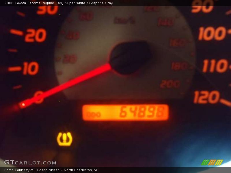 Super White / Graphite Gray 2008 Toyota Tacoma Regular Cab