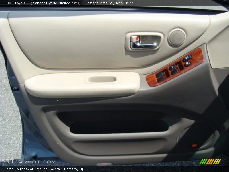 Bluestone Metallic / Ivory Beige 2007 Toyota Highlander Hybrid Limited 4WD