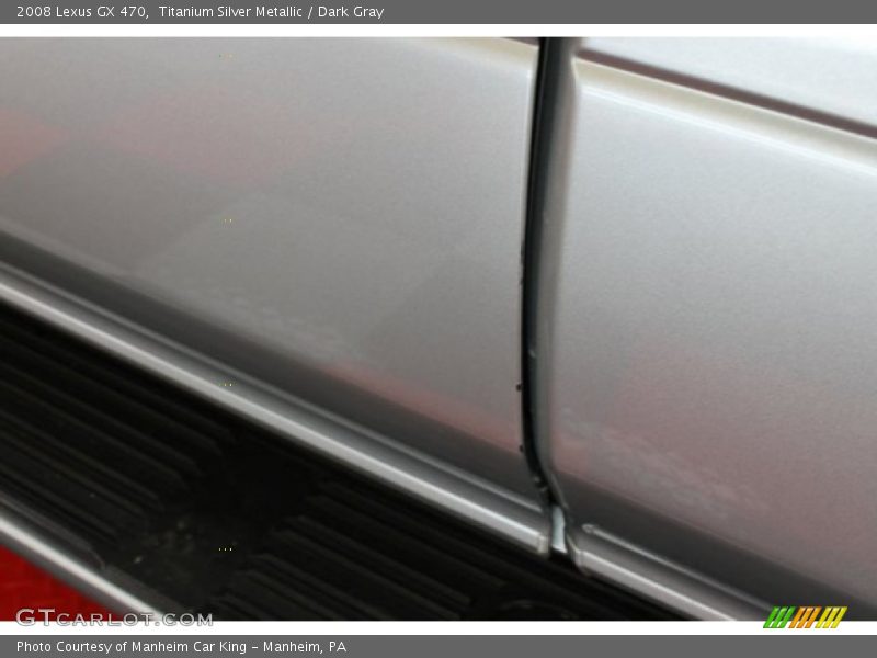 Titanium Silver Metallic / Dark Gray 2008 Lexus GX 470