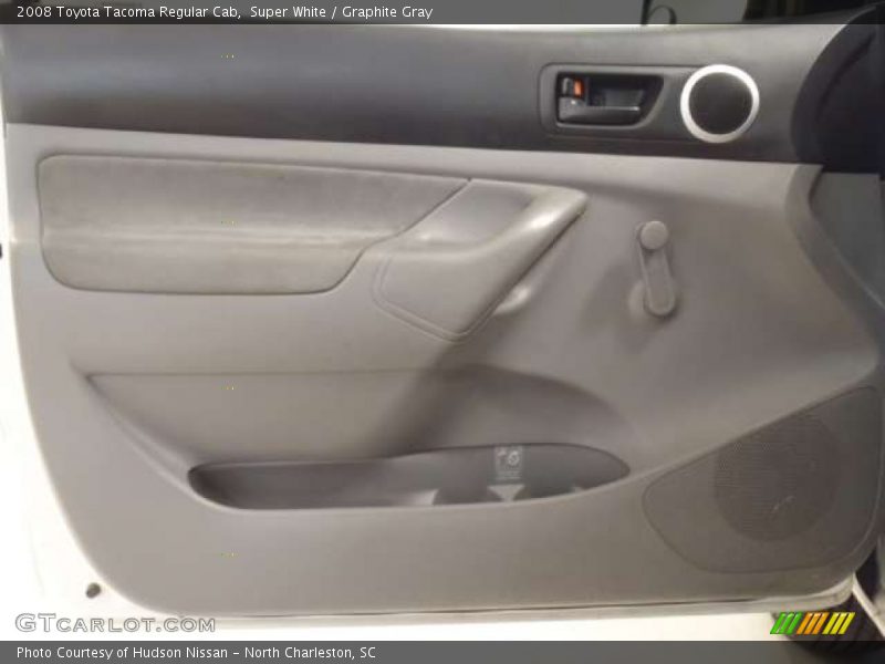 Super White / Graphite Gray 2008 Toyota Tacoma Regular Cab