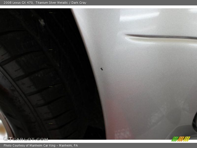 Titanium Silver Metallic / Dark Gray 2008 Lexus GX 470