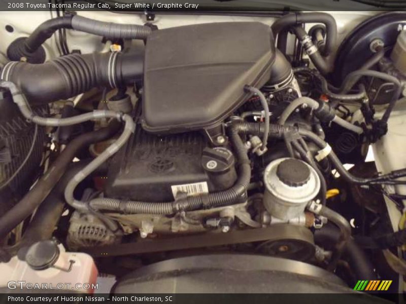 Super White / Graphite Gray 2008 Toyota Tacoma Regular Cab