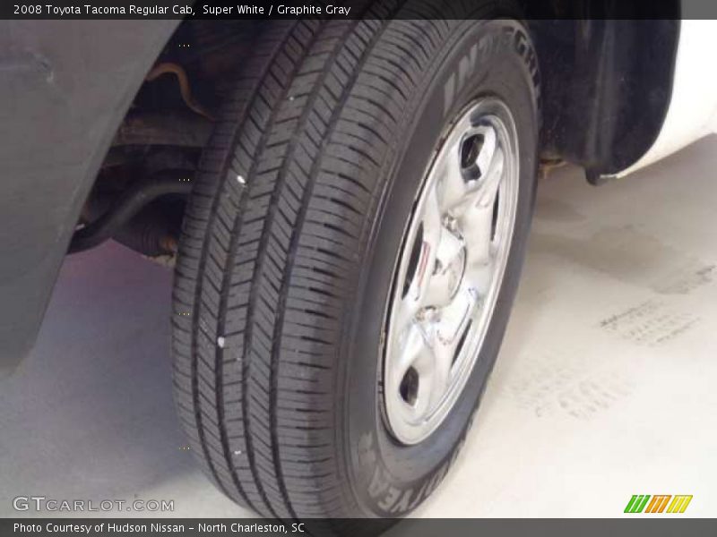 Super White / Graphite Gray 2008 Toyota Tacoma Regular Cab