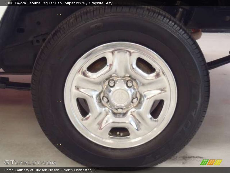 Super White / Graphite Gray 2008 Toyota Tacoma Regular Cab