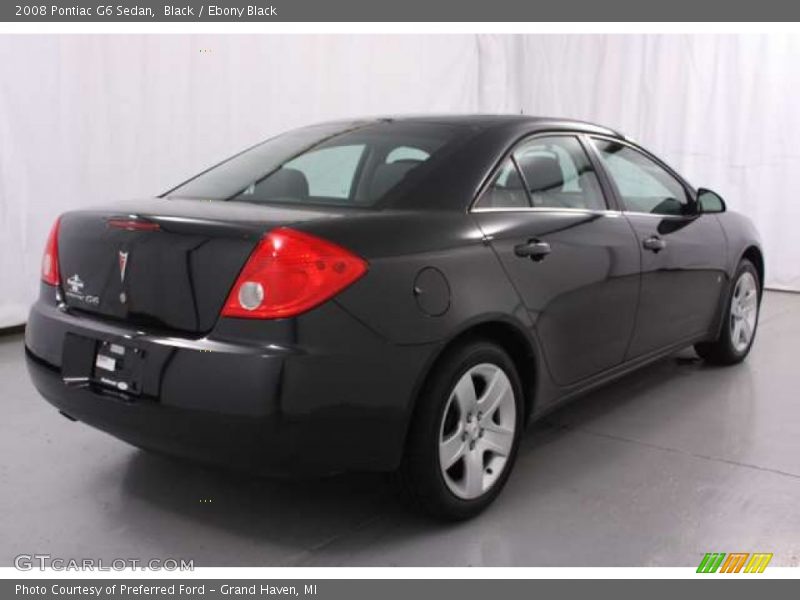 Black / Ebony Black 2008 Pontiac G6 Sedan