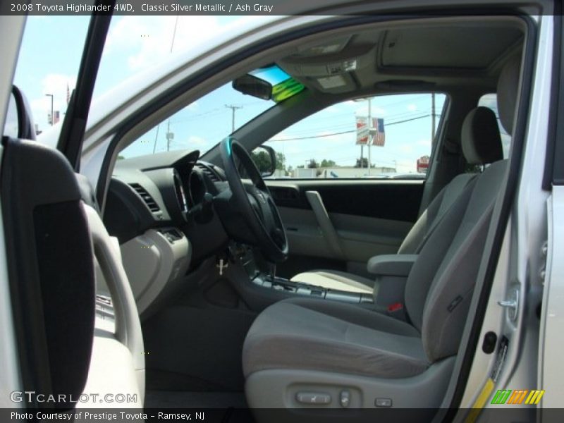 Classic Silver Metallic / Ash Gray 2008 Toyota Highlander 4WD