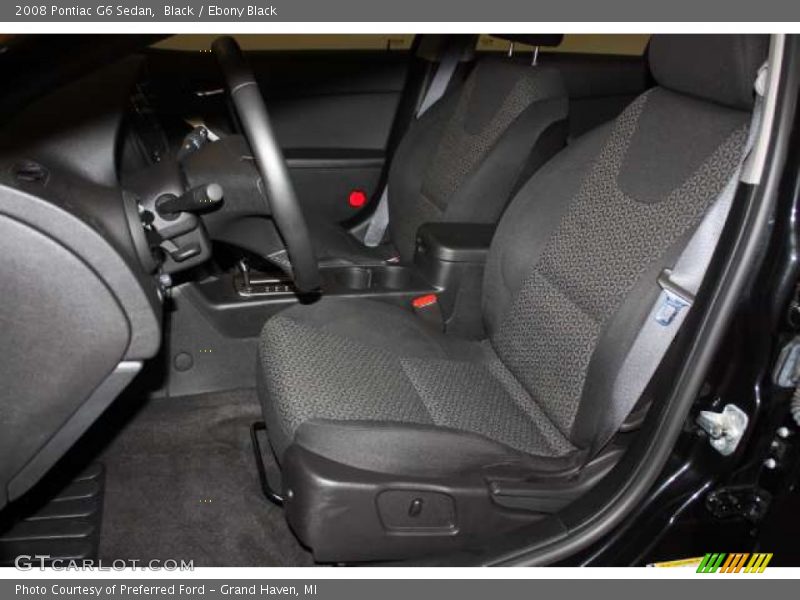 Black / Ebony Black 2008 Pontiac G6 Sedan