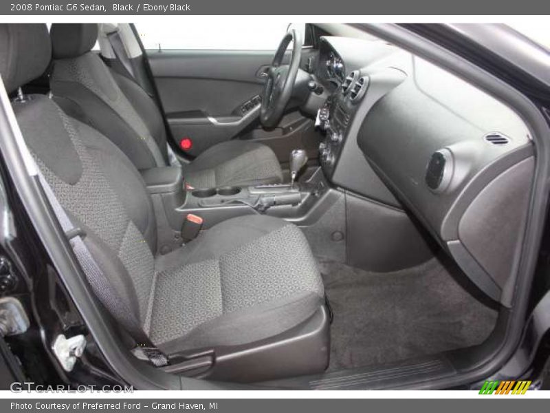 Black / Ebony Black 2008 Pontiac G6 Sedan