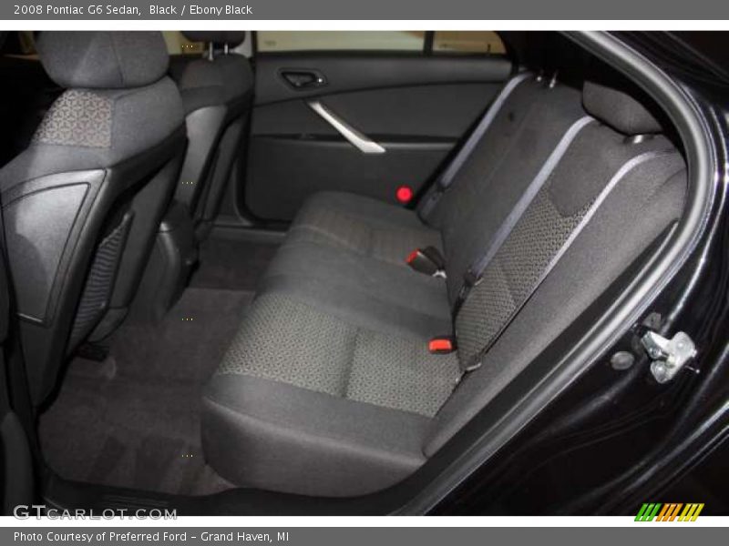 Black / Ebony Black 2008 Pontiac G6 Sedan