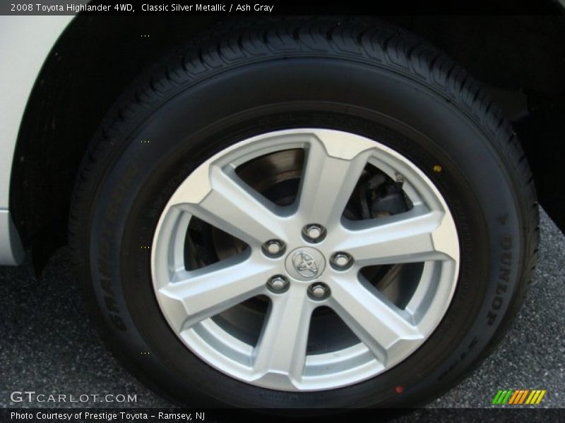 Classic Silver Metallic / Ash Gray 2008 Toyota Highlander 4WD