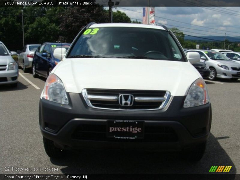 Taffeta White / Black 2003 Honda CR-V EX 4WD