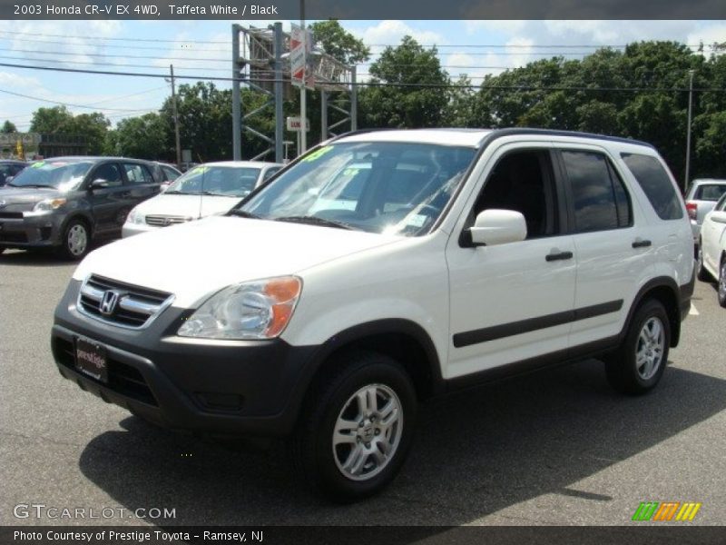 Taffeta White / Black 2003 Honda CR-V EX 4WD