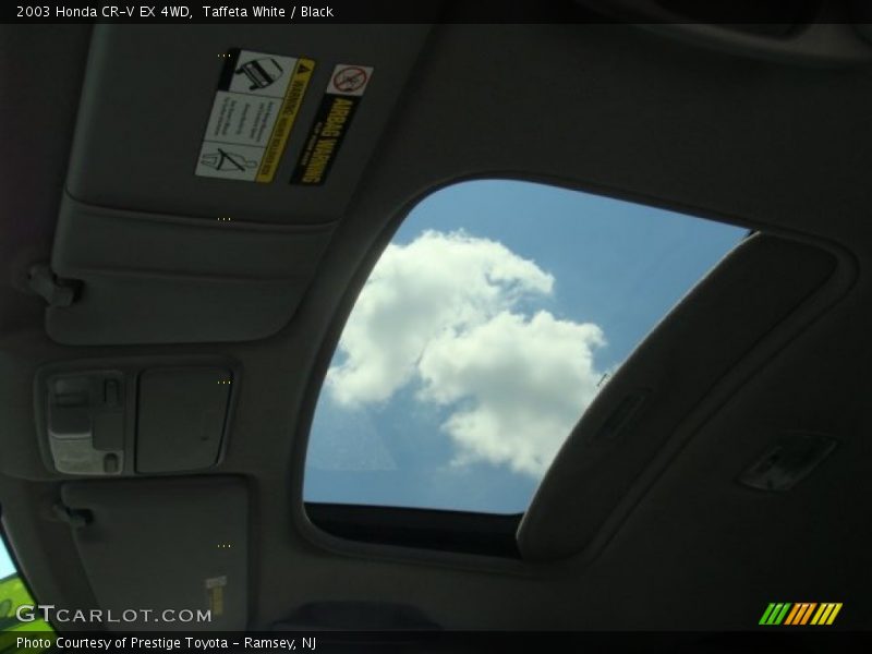 Taffeta White / Black 2003 Honda CR-V EX 4WD